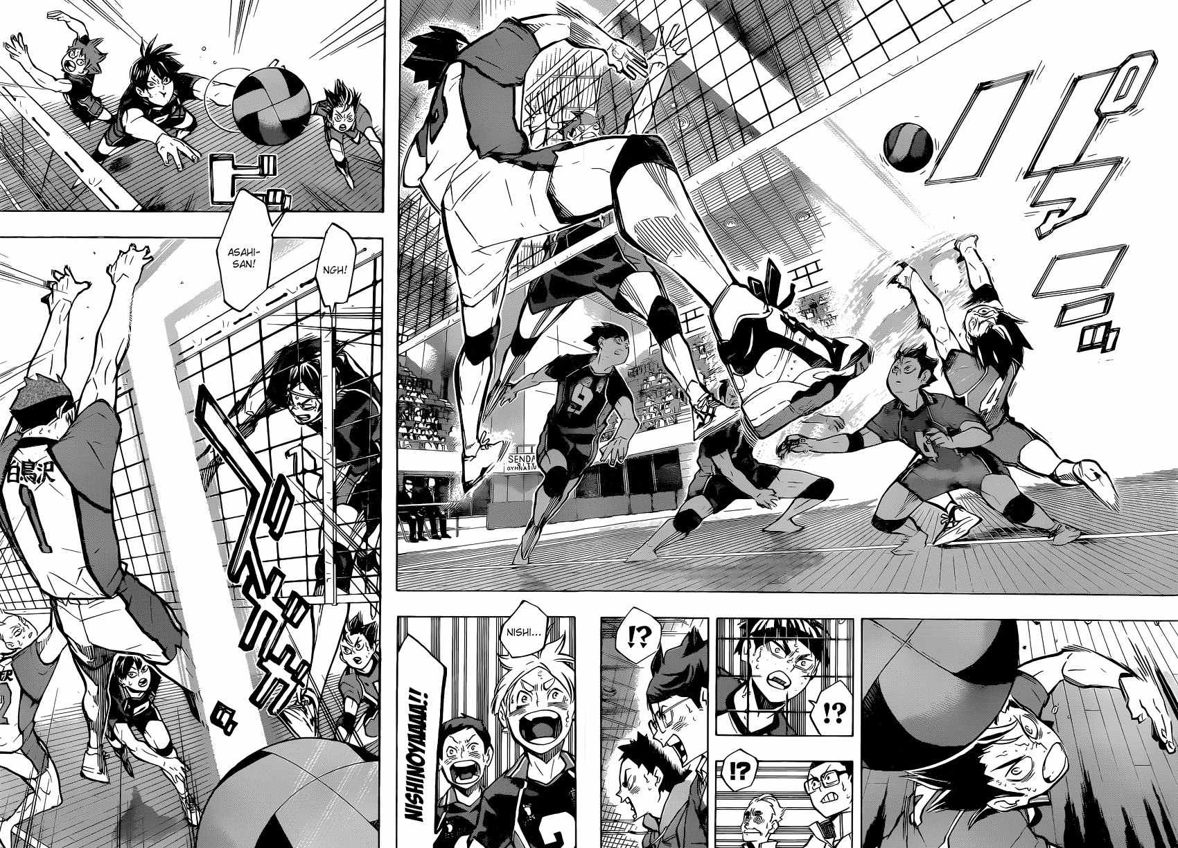 Haikyu!! Chapter 187 page 8 - Chapter 187: The Daytime Moon
