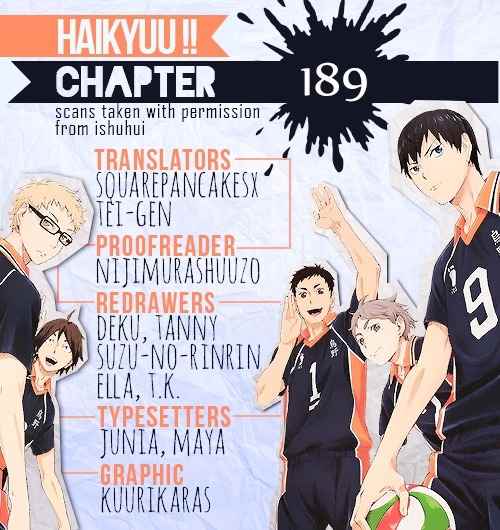 Haikyu!! Chapter 189 page 1 - Chapter 189: Declaration of War (Part 2)