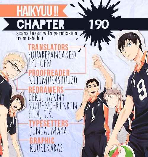 Haikyu!! Chapter 190 page 1 - Chapter 190: The Next Battle