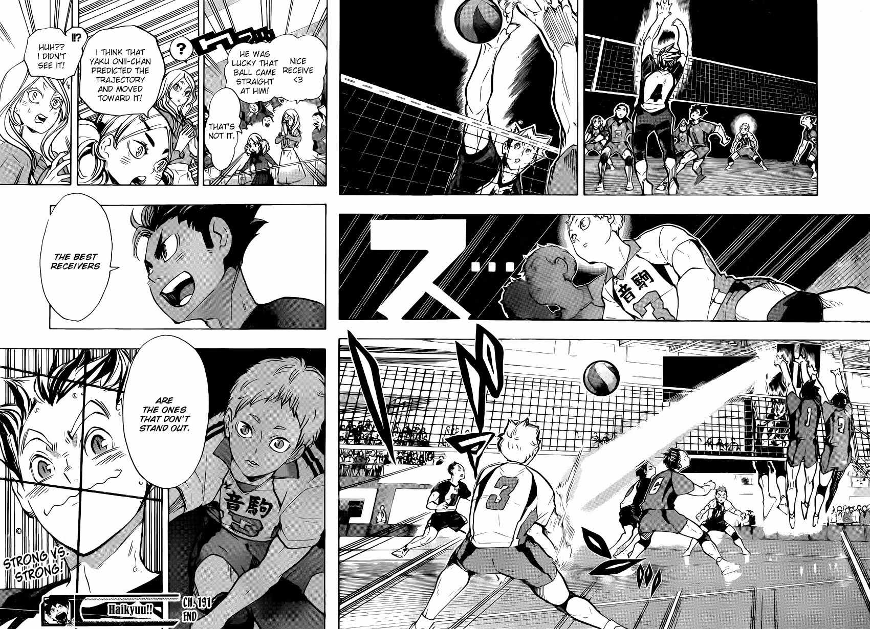 Haikyu!! Chapter 191 page 17 - Chapter 191: Cats vs Owls