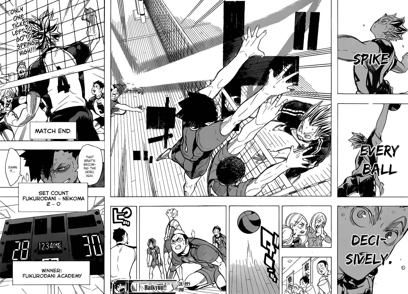 Haikyu!! Chapter 195 page 17 - Chapter 195: Land vs. Sky