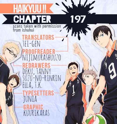 Haikyu!! Chapter 197 page 1 - Chapter 197: Snakes vs. Cats