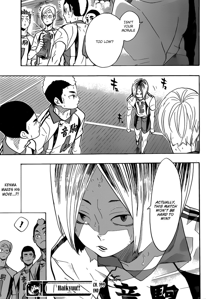 Haikyu!! Chapter 199 page 21 - Chapter 199: Shaken