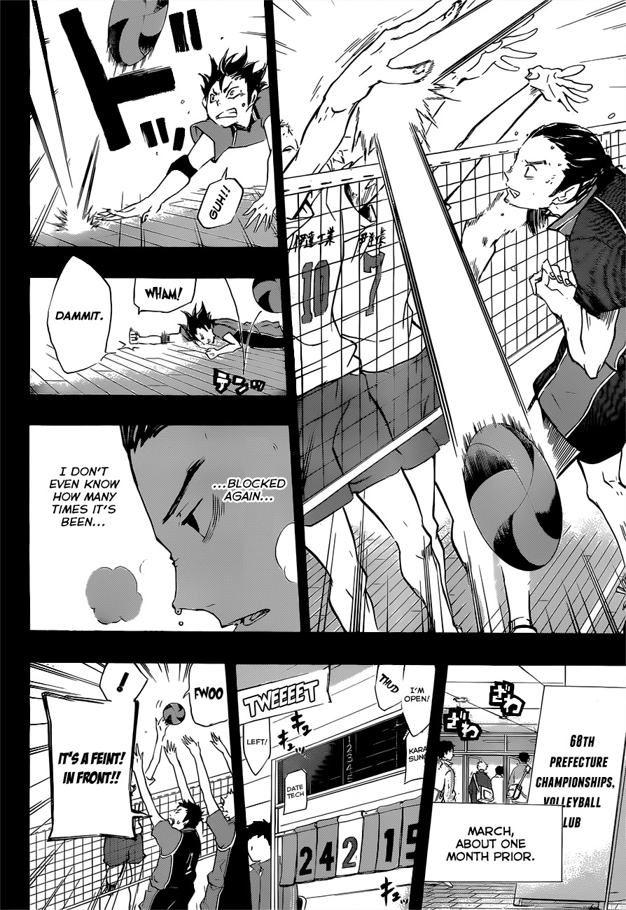 Haikyu!! Chapter 20 page 6 - Chapter 20: "The Guardian Deity"