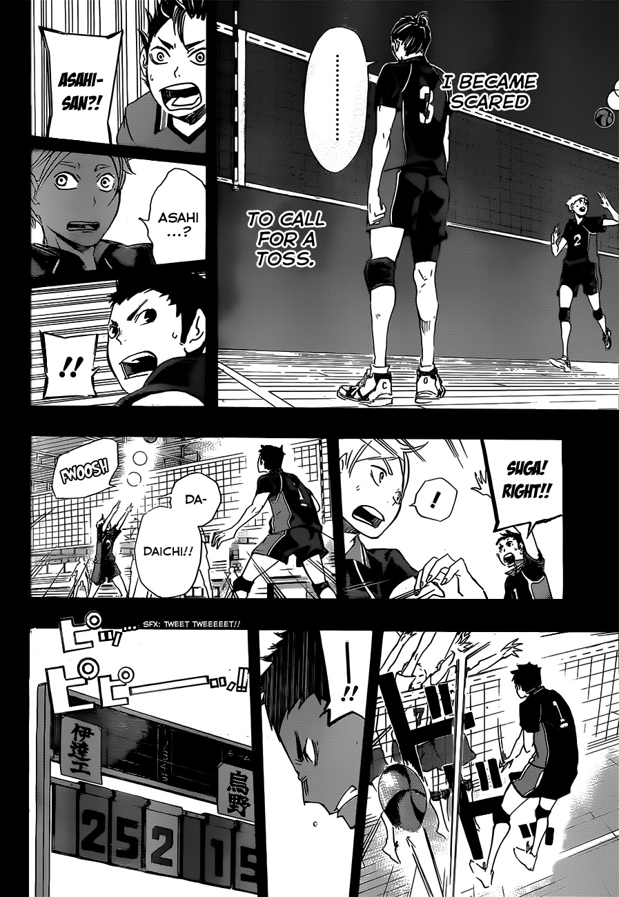 Haikyu!! Chapter 20 page 8 - Chapter 20: "The Guardian Deity"