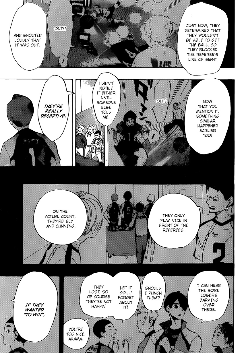 Haikyu!! Chapter 203 page 15 - Chapter 203: As the Wind Blows