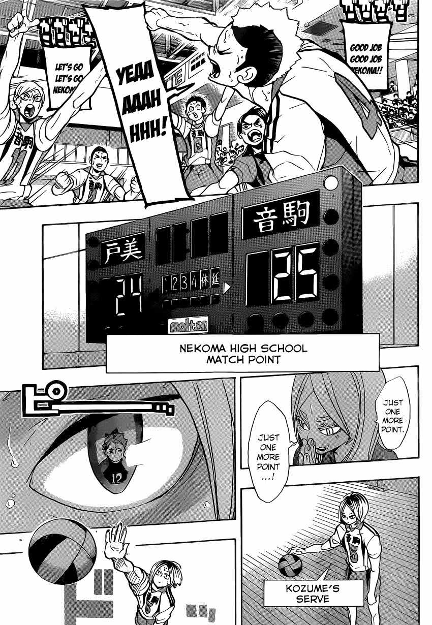 Haikyu!! Chapter 205 page 6 - Chapter 205: The Ball's Path