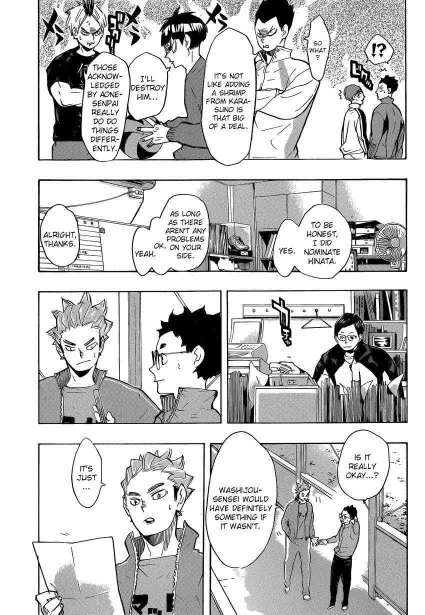 Haikyu!! Chapter 209 page 13 - Chapter 209: Self Introduction