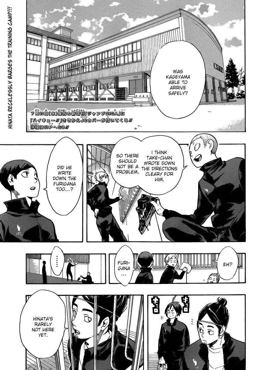 Haikyu!! Chapter 209 page 5 - Chapter 209: Self Introduction