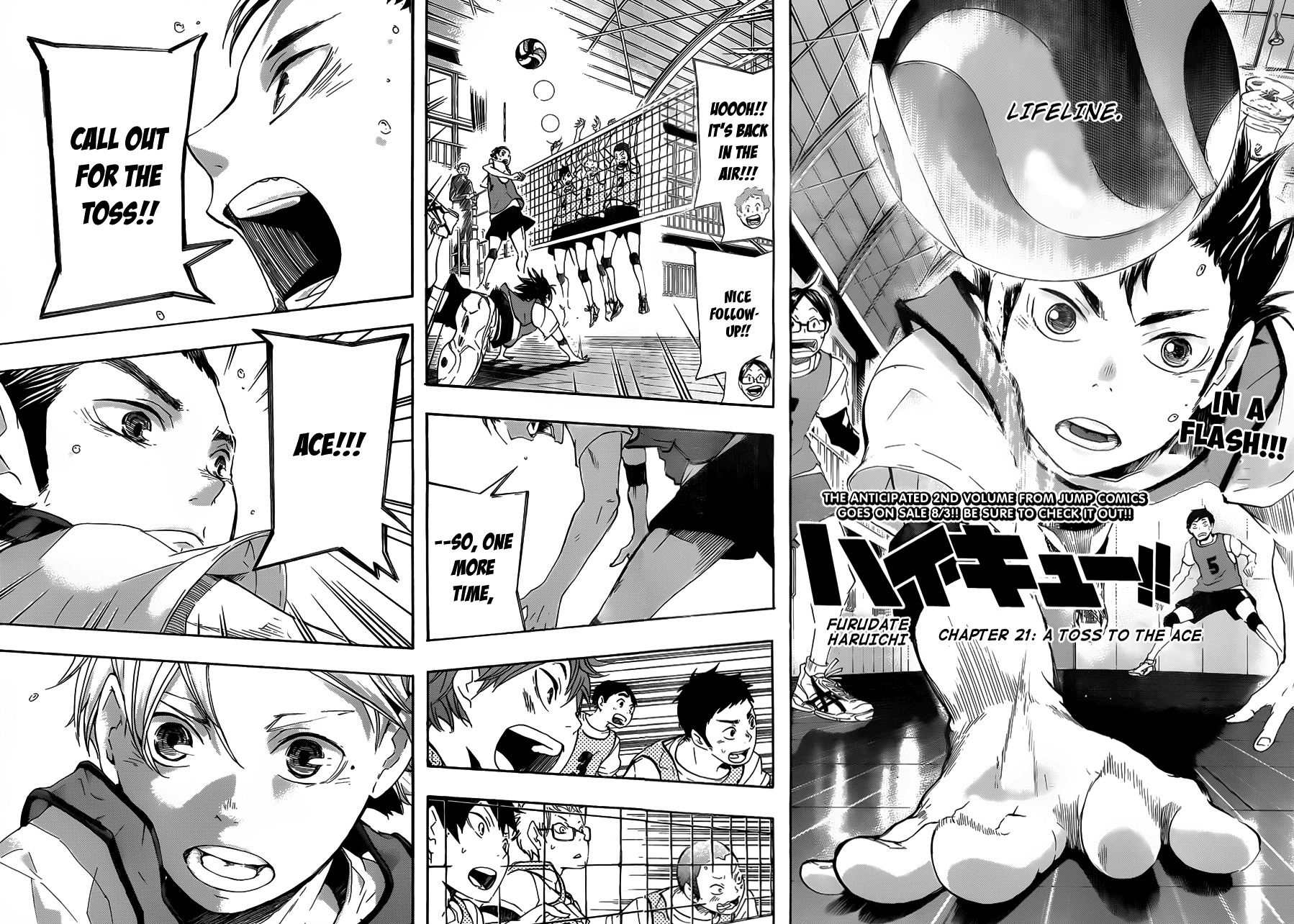 Haikyu!! Chapter 21 page 2 - Chapter 21: A Toss to the Ace