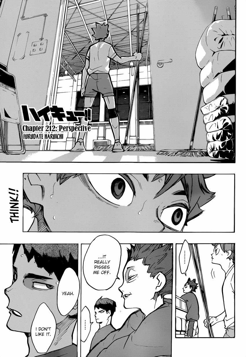 Haikyu!! Chapter 212 page 4 - Chapter 212: Perspective