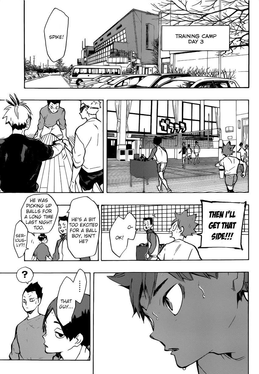 Haikyu!! Chapter 213 page 17 - Chapter 213: Ball Boy Lv. 1