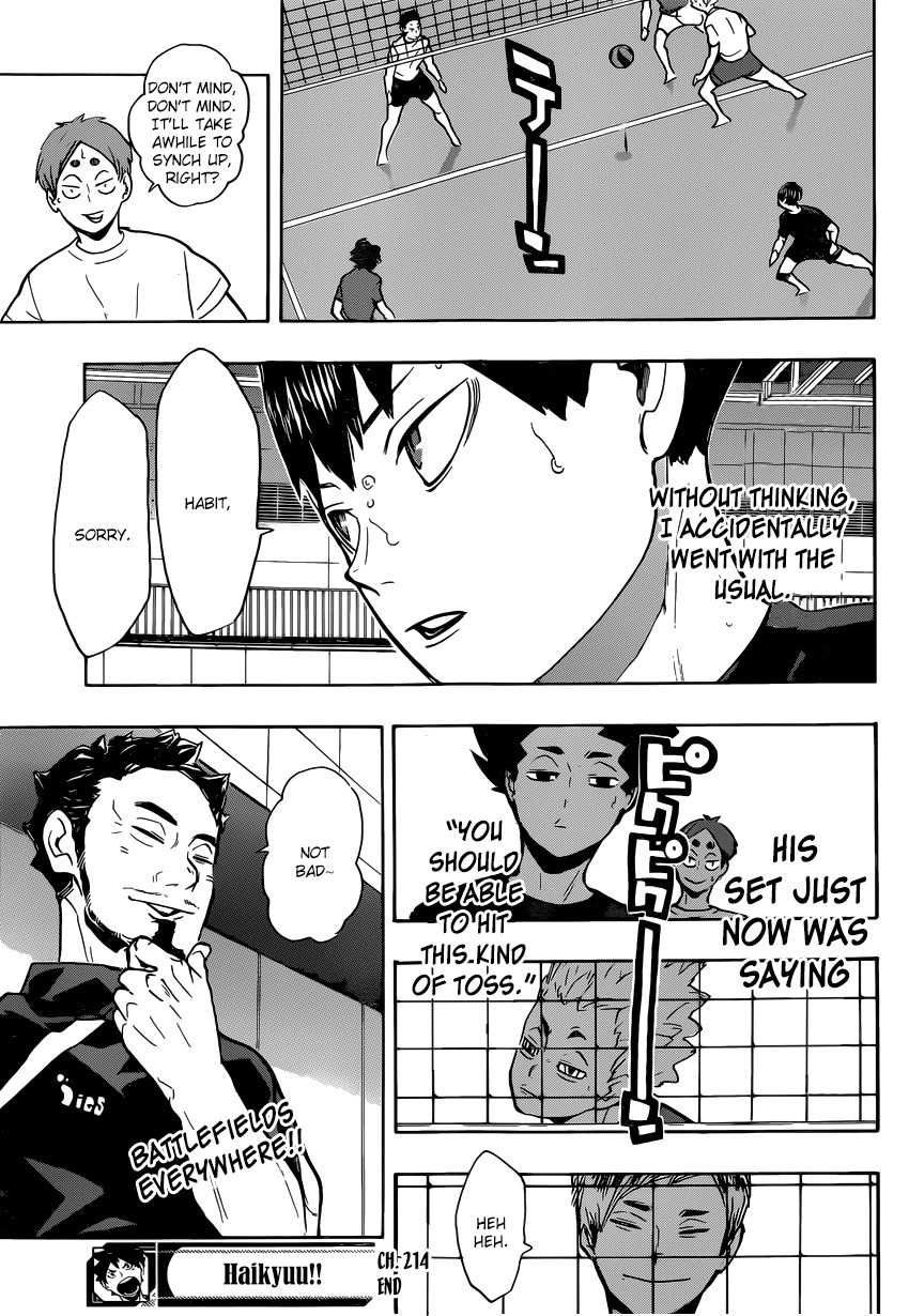Haikyu!! Chapter 214 page 20 - Chapter 214: Monsters