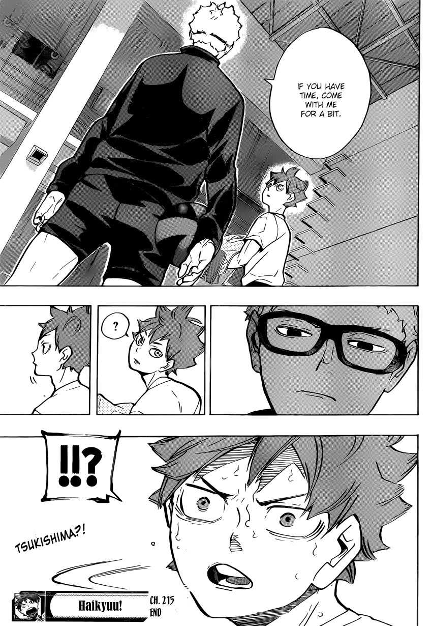 Haikyu!! Chapter 215 page 19 - Chapter 215: Sound
