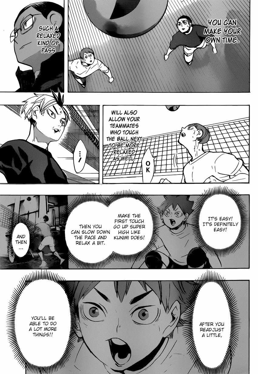 Haikyu!! Chapter 217 page 18 - Chapter 217: "Relaxed"