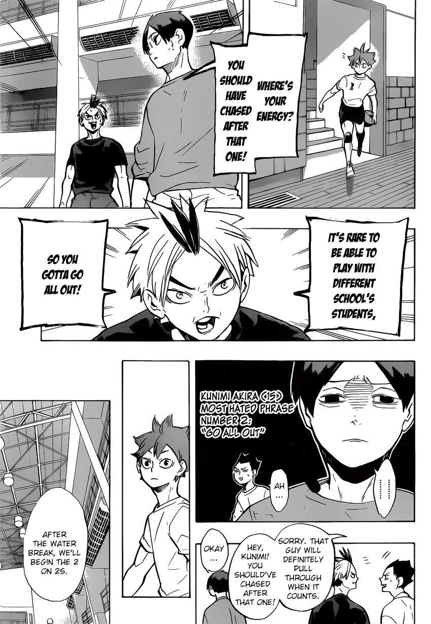 Haikyu!! Chapter 217 page 6 - Chapter 217: "Relaxed"
