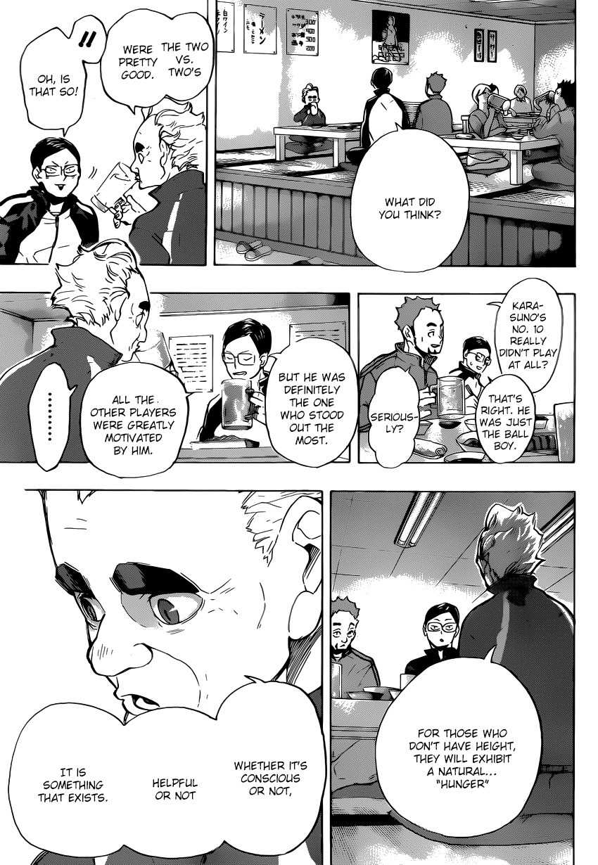 Haikyu!! Chapter 219 page 17 - Chapter 219: Hunger