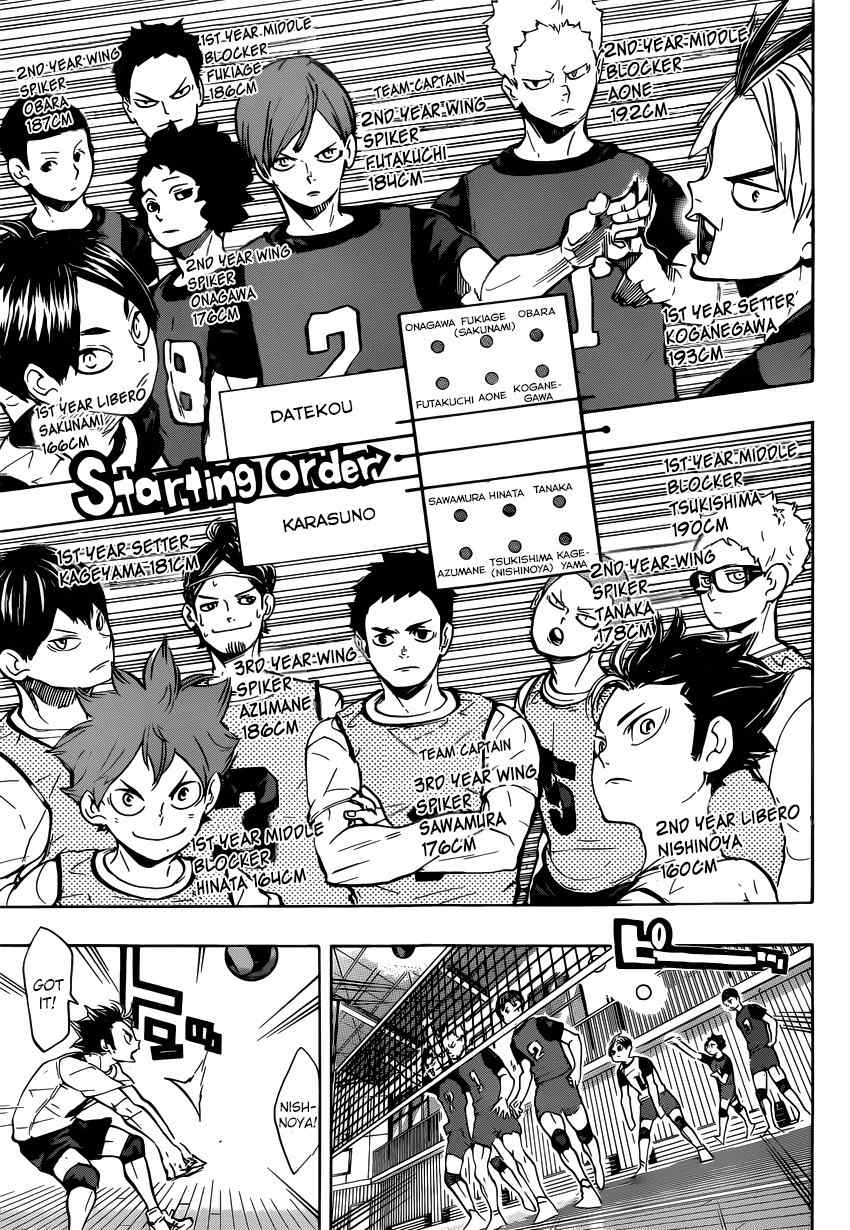 Haikyu!! Chapter 221 page 13 - Chapter 221: That Wall Once Again