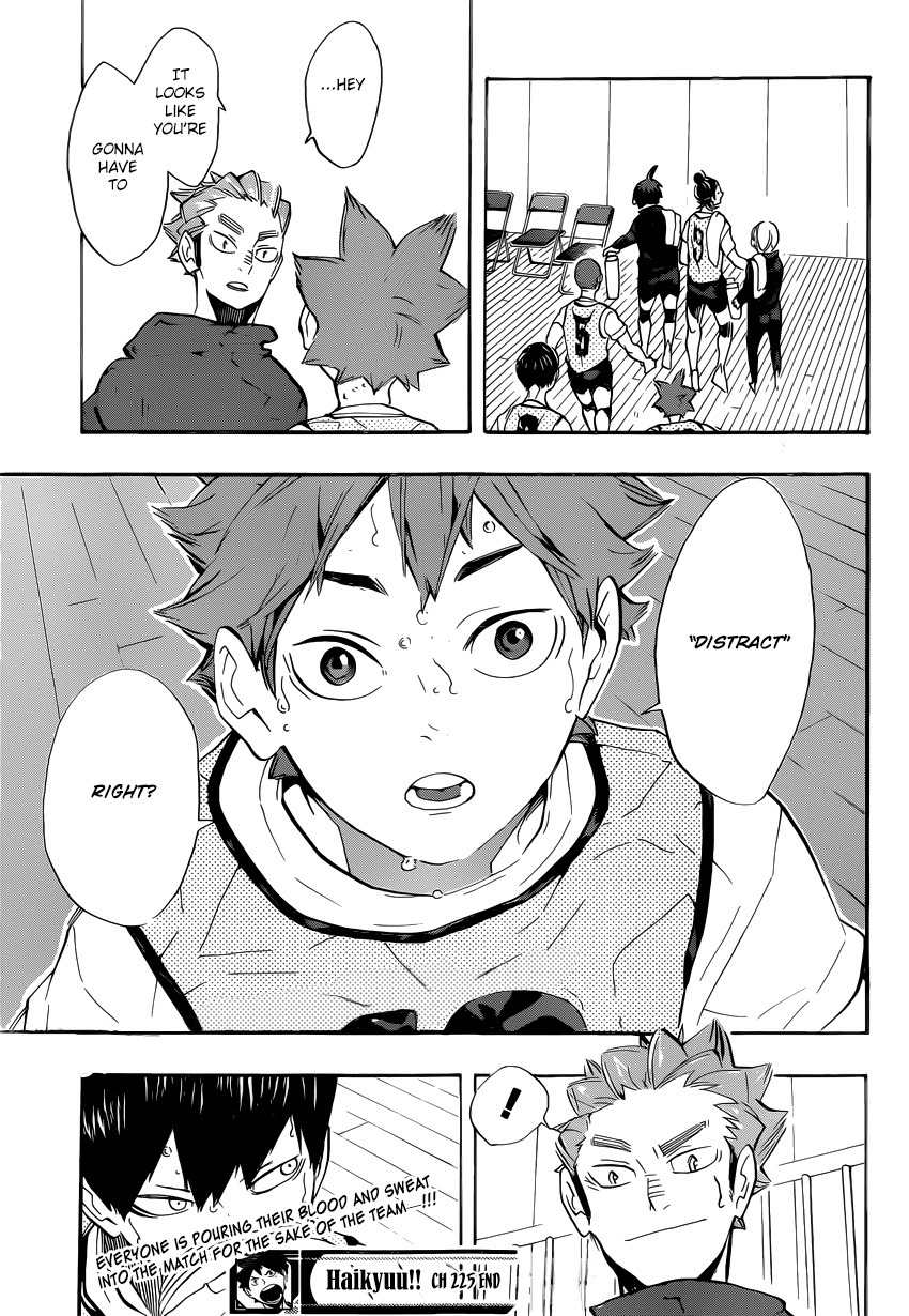 Haikyu!! Chapter 225 page 20 - Chapter 225: Awkward