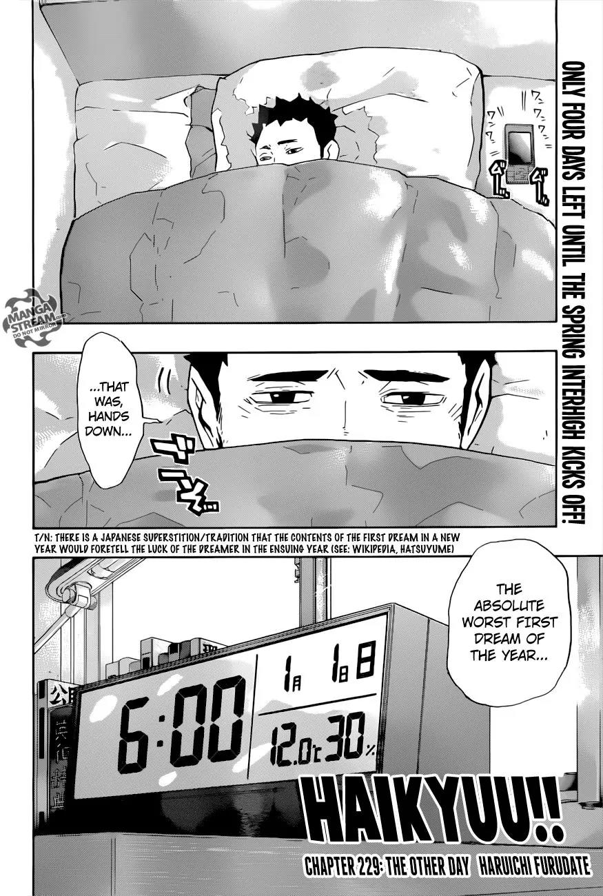 Haikyu!! Chapter 229 page 5 - Chapter 229: The Other Day