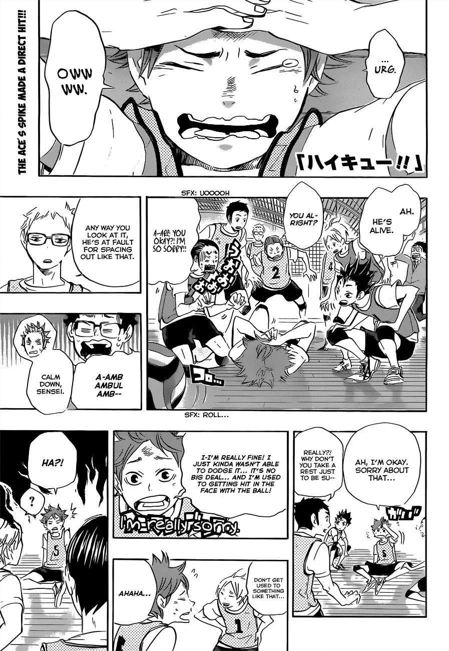 Haikyu!! Chapter 23 page 1 - Chapter 23: Equivalent Points