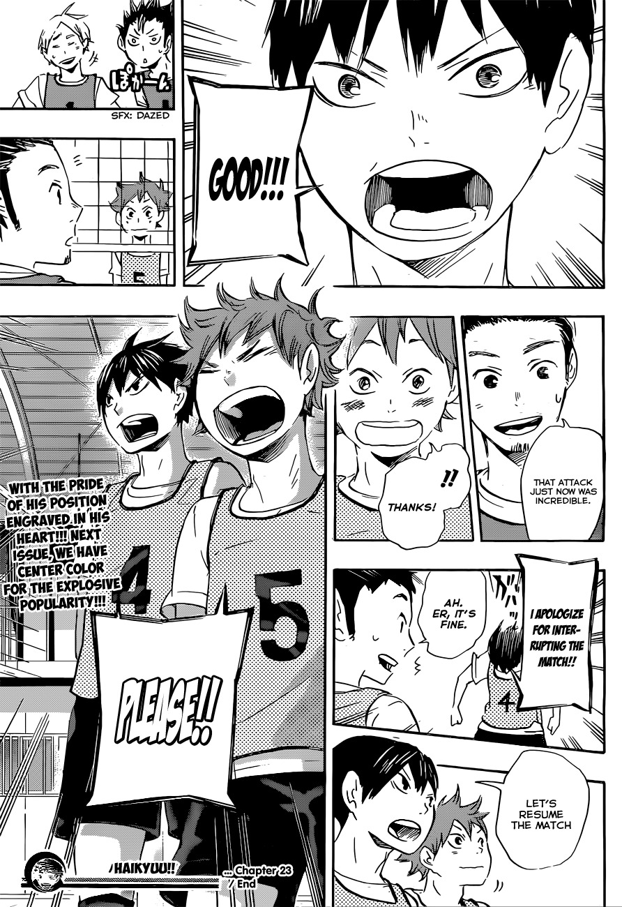 Haikyu!! Chapter 23 page 17 - Chapter 23: Equivalent Points