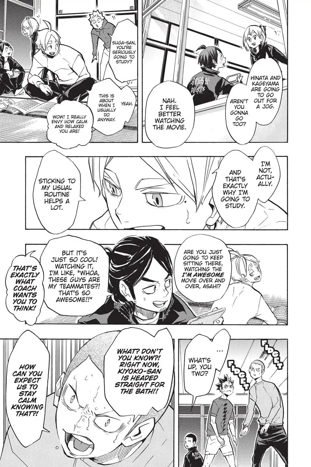 Haikyu!! Chapter 230 page 11 - Chapter 230: The Night Before