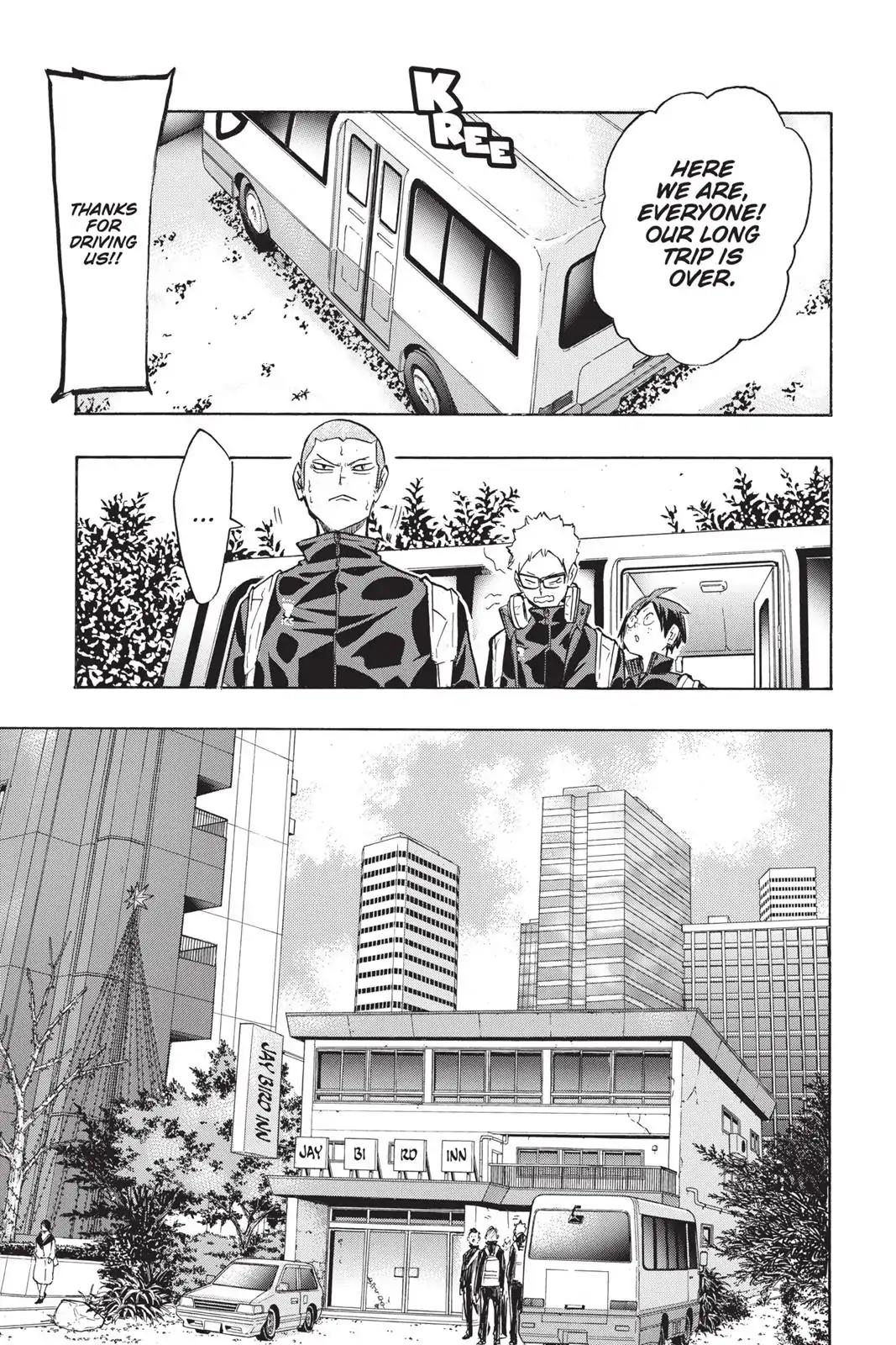 Haikyu!! Chapter 230 page 3 - Chapter 230: The Night Before