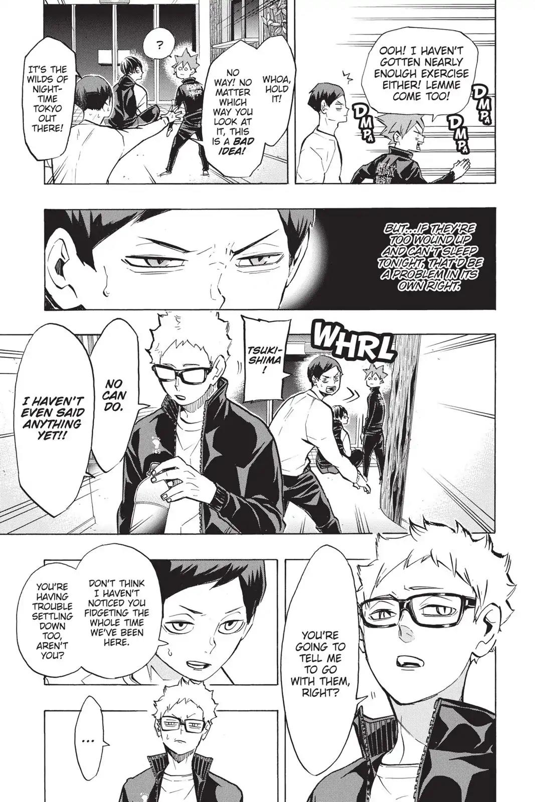 Haikyu!! Chapter 230 page 9 - Chapter 230: The Night Before