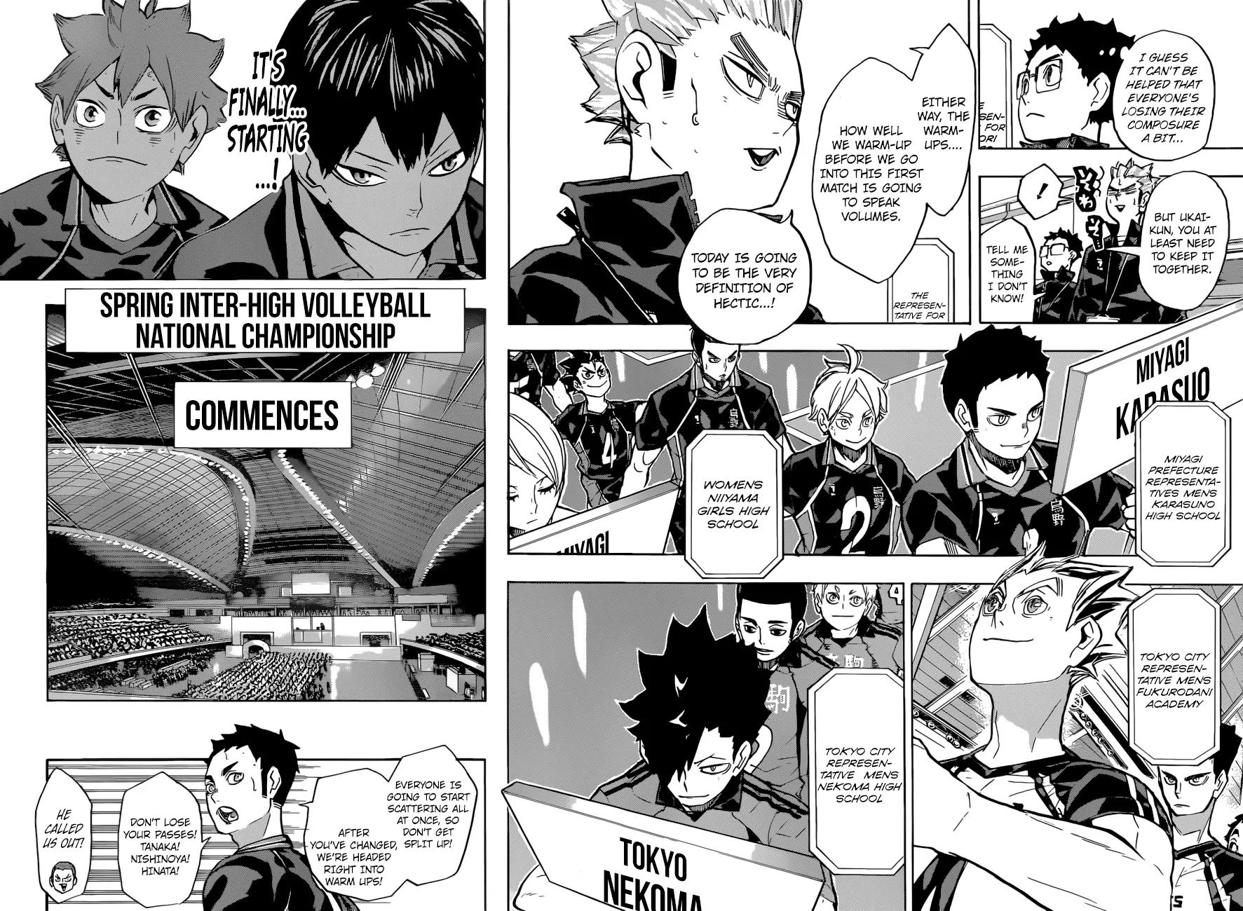 Haikyu!! Chapter 231 page 10 - Chapter 231: Beginnings and Happenings