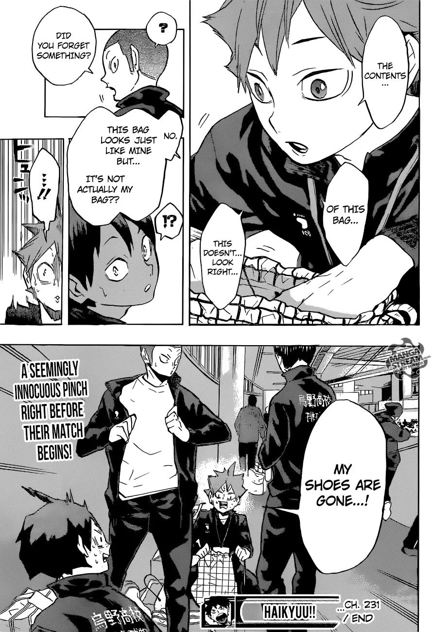 Haikyu!! Chapter 231 page 18 - Chapter 231: Beginnings and Happenings
