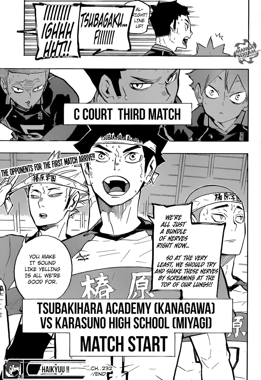 Haikyu!! Chapter 232 page 18 - Chapter 232: Warfront