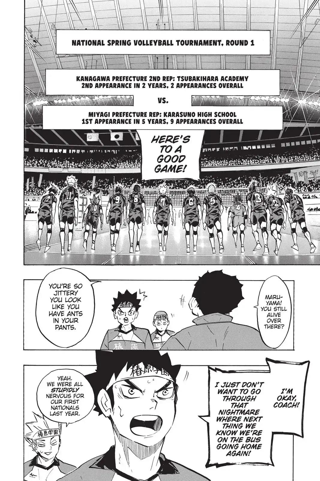 Haikyu!! Chapter 233 page 6 - Chapter 233: The First Opponent