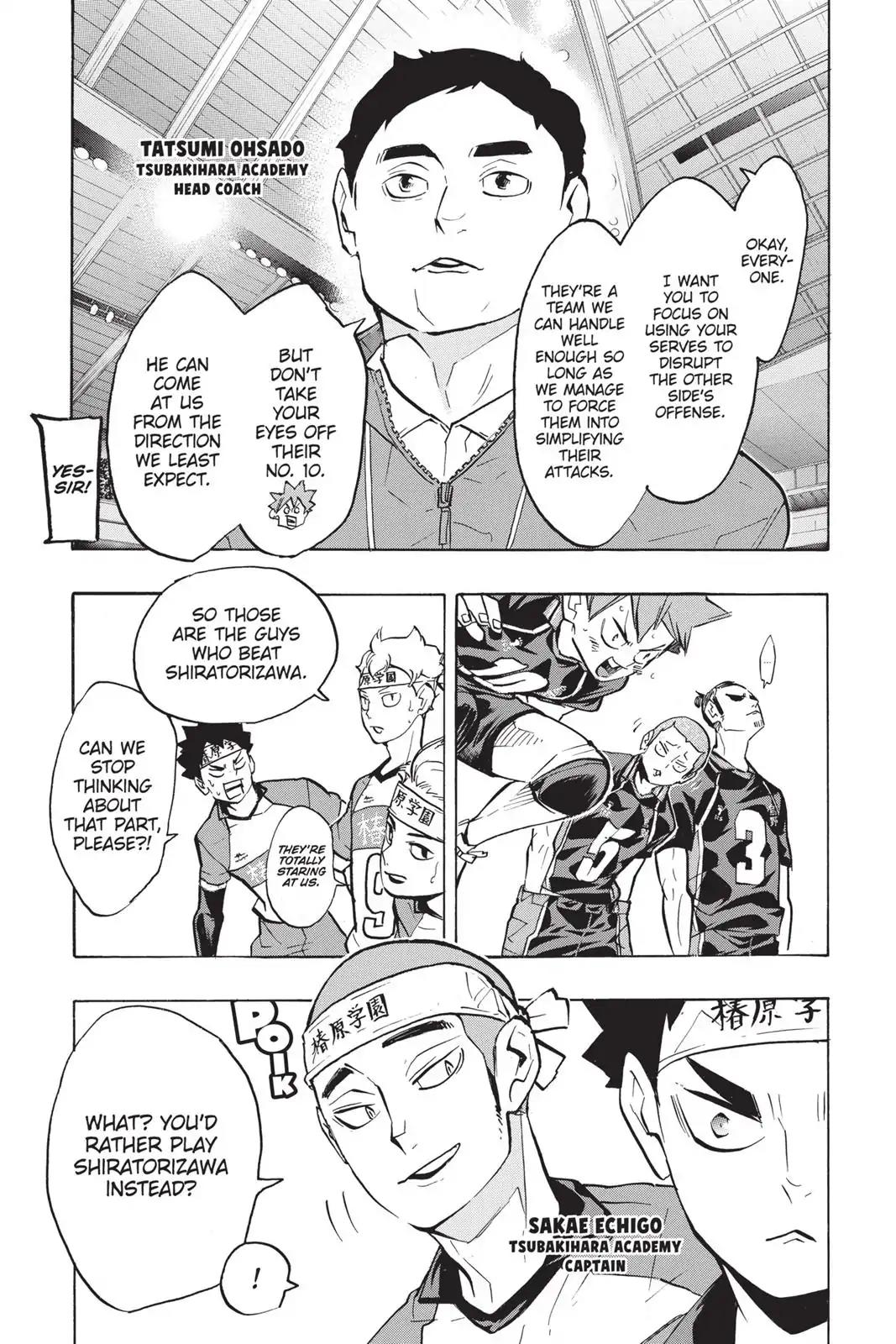 Haikyu!! Chapter 233 page 7 - Chapter 233: The First Opponent