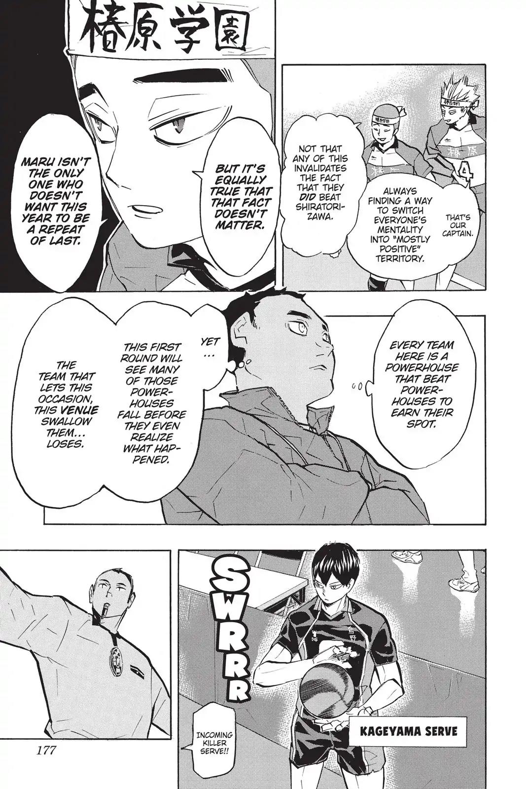 Haikyu!! Chapter 233 page 9 - Chapter 233: The First Opponent