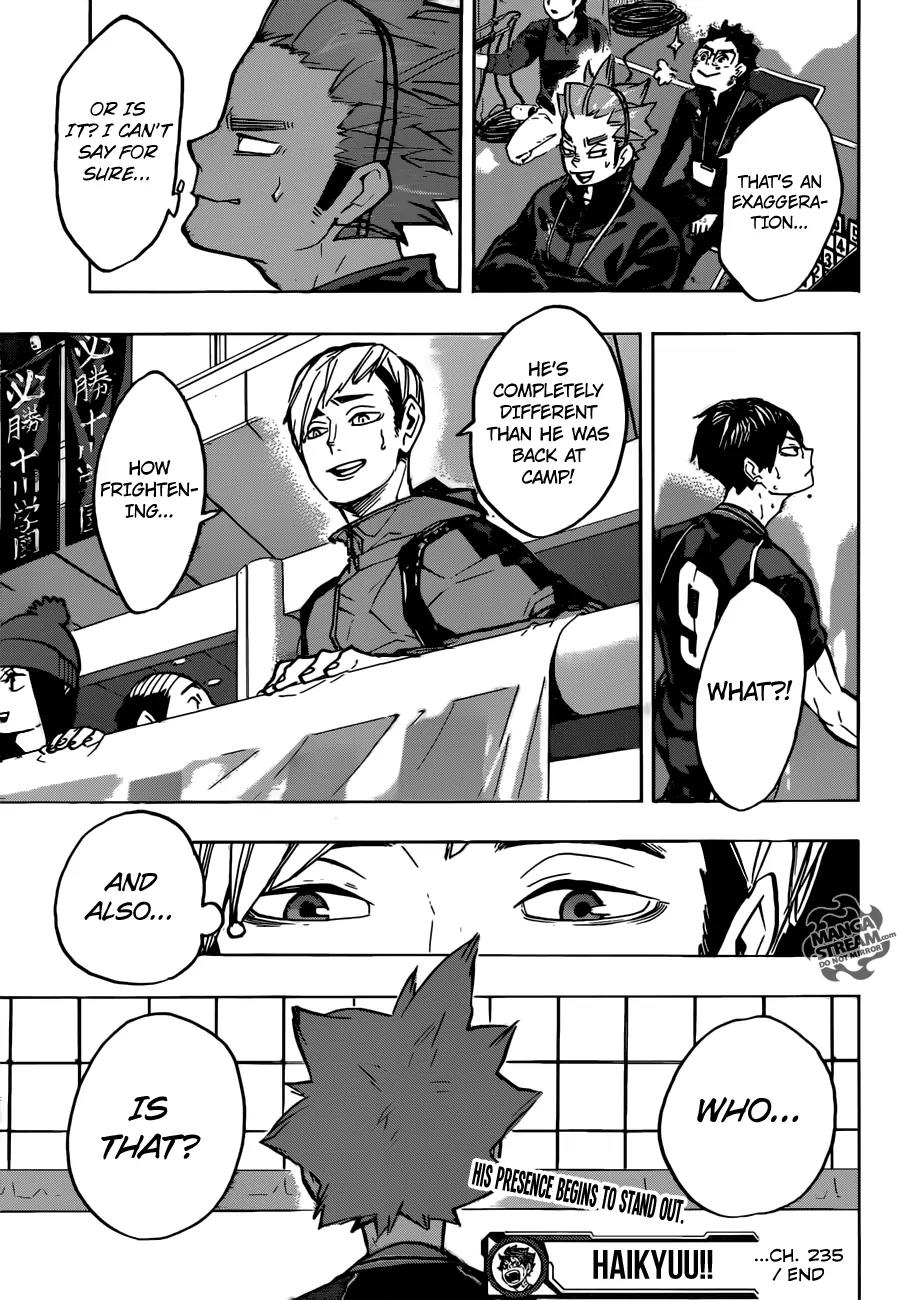 Haikyu!! Chapter 235 page 19 - Chapter 235: Release
