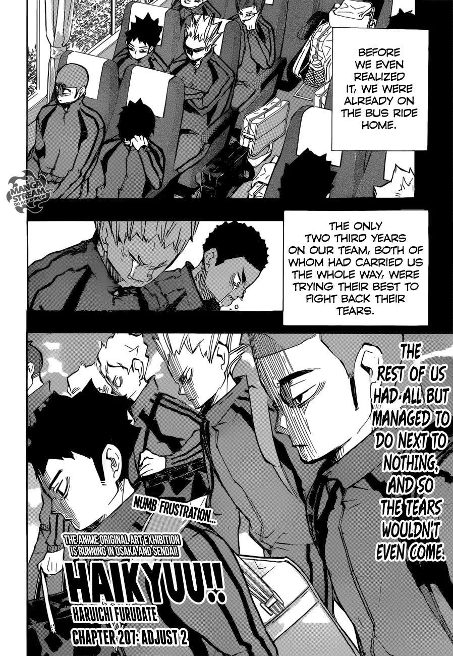 Haikyu!! Chapter 236 page 3 - Chapter 236: Adjust 2