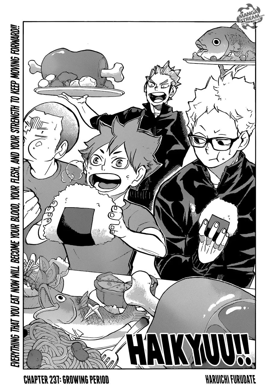Haikyu!! Chapter 237 page 1 - Chapter 237: Growing period