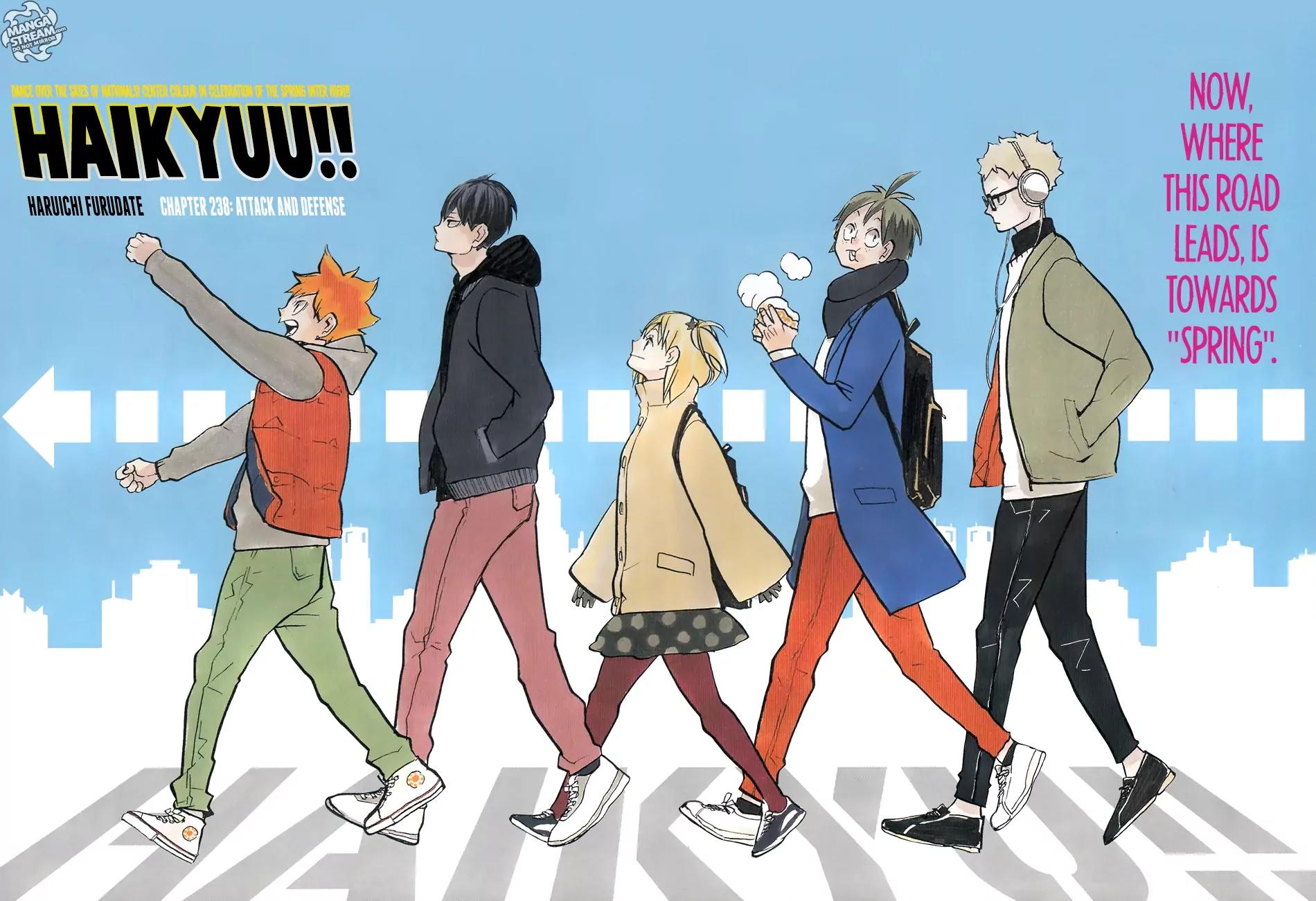Haikyu!! Chapter 238 page 1 - Chapter 238: Attack and Defense