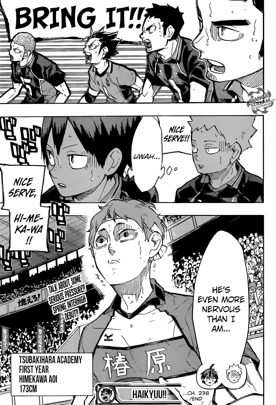 Haikyu!! Chapter 238 page 20 - Chapter 238: Attack and Defense