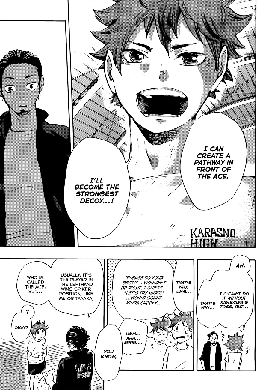 Haikyu!! Chapter 24 page 12 - Chapter 24: Team Karasuno, Full Speed Ahead