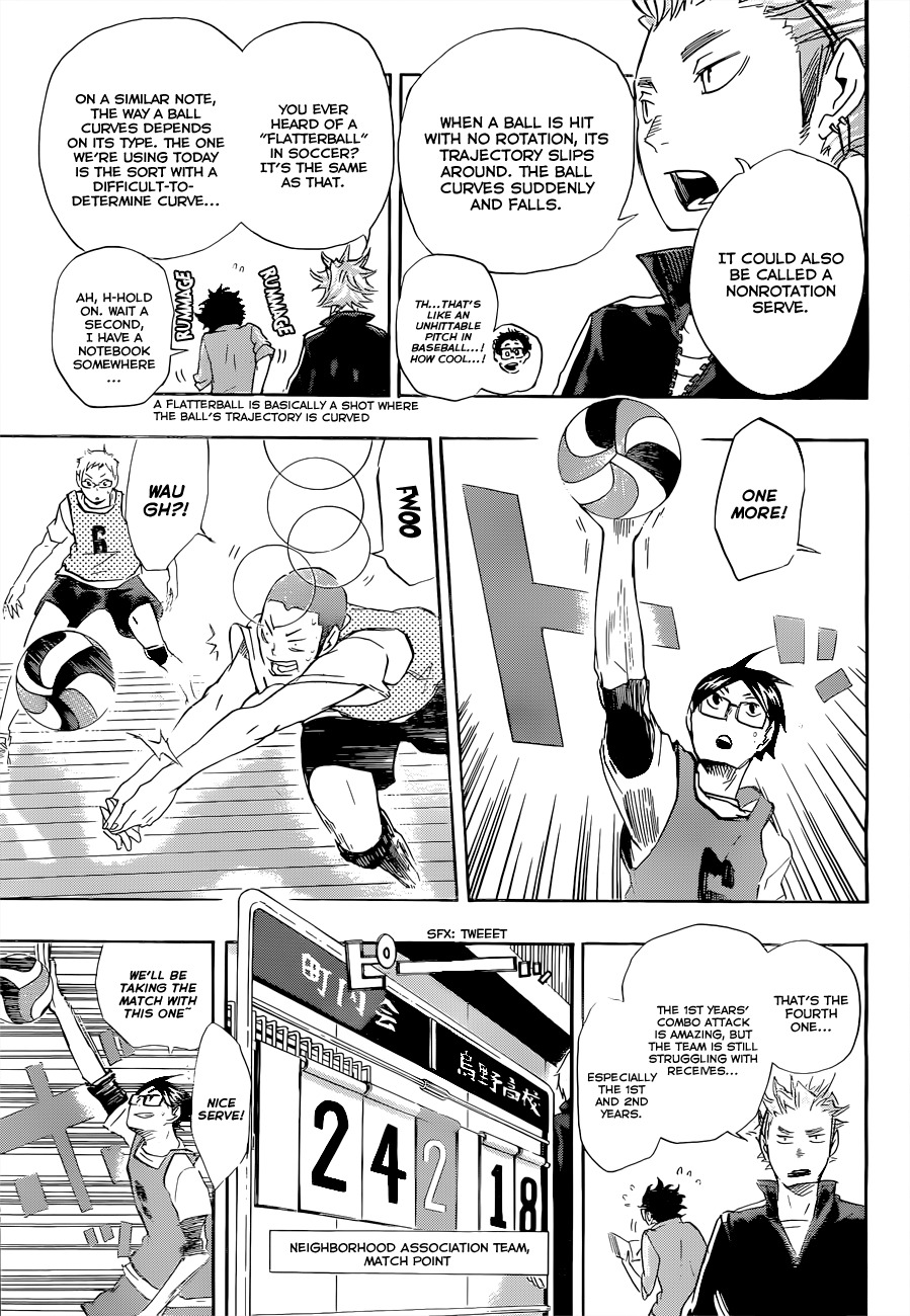 Haikyu!! Chapter 24 page 5 - Chapter 24: Team Karasuno, Full Speed Ahead