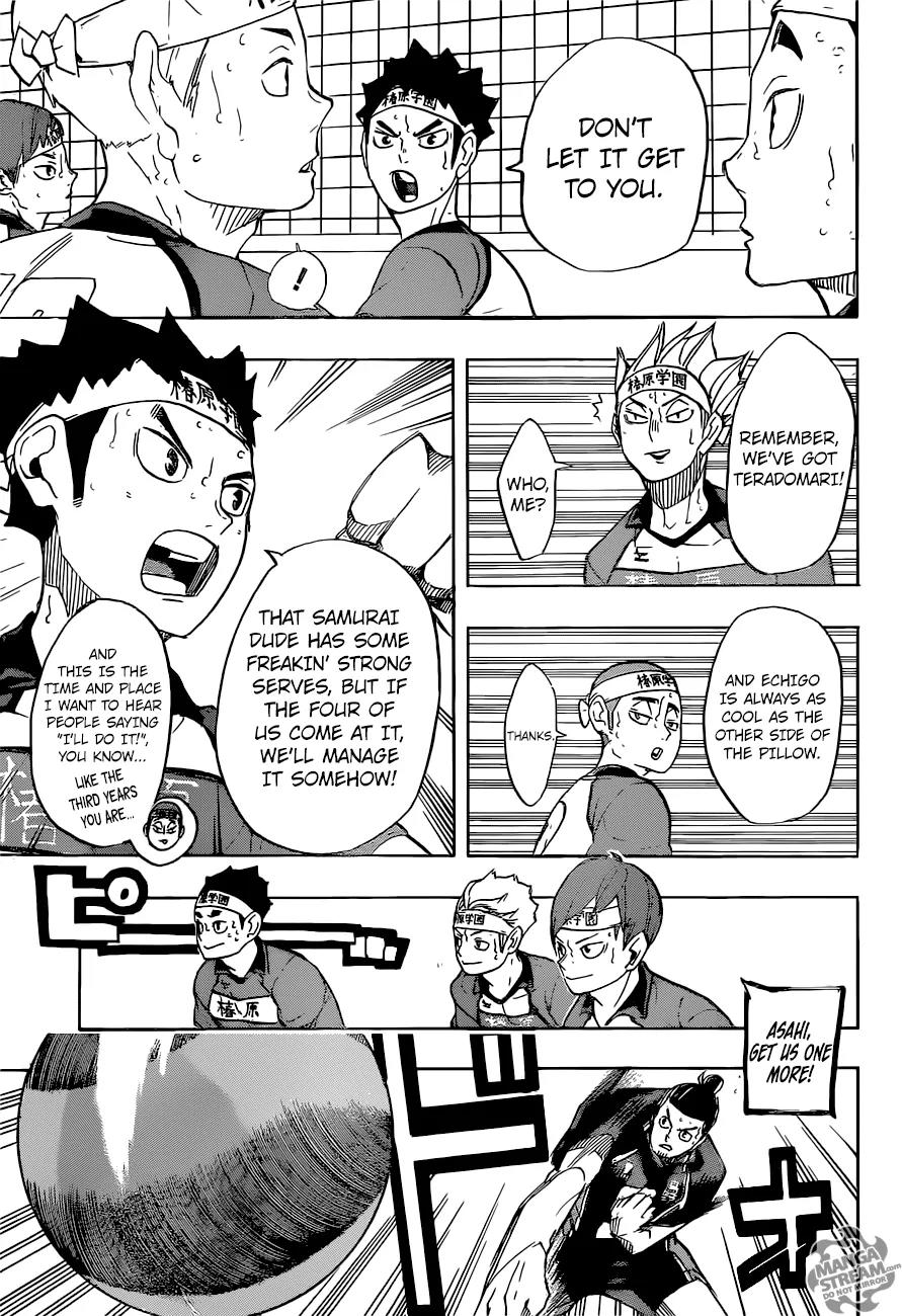 Haikyu!! Chapter 241 page 15 - Chapter 241: The Chance That Was Left To Us