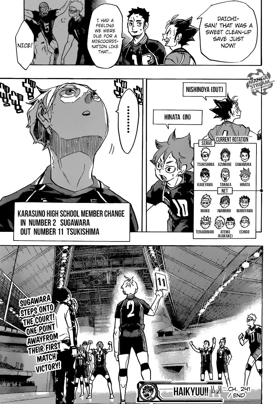 Haikyu!! Chapter 241 page 21 - Chapter 241: The Chance That Was Left To Us