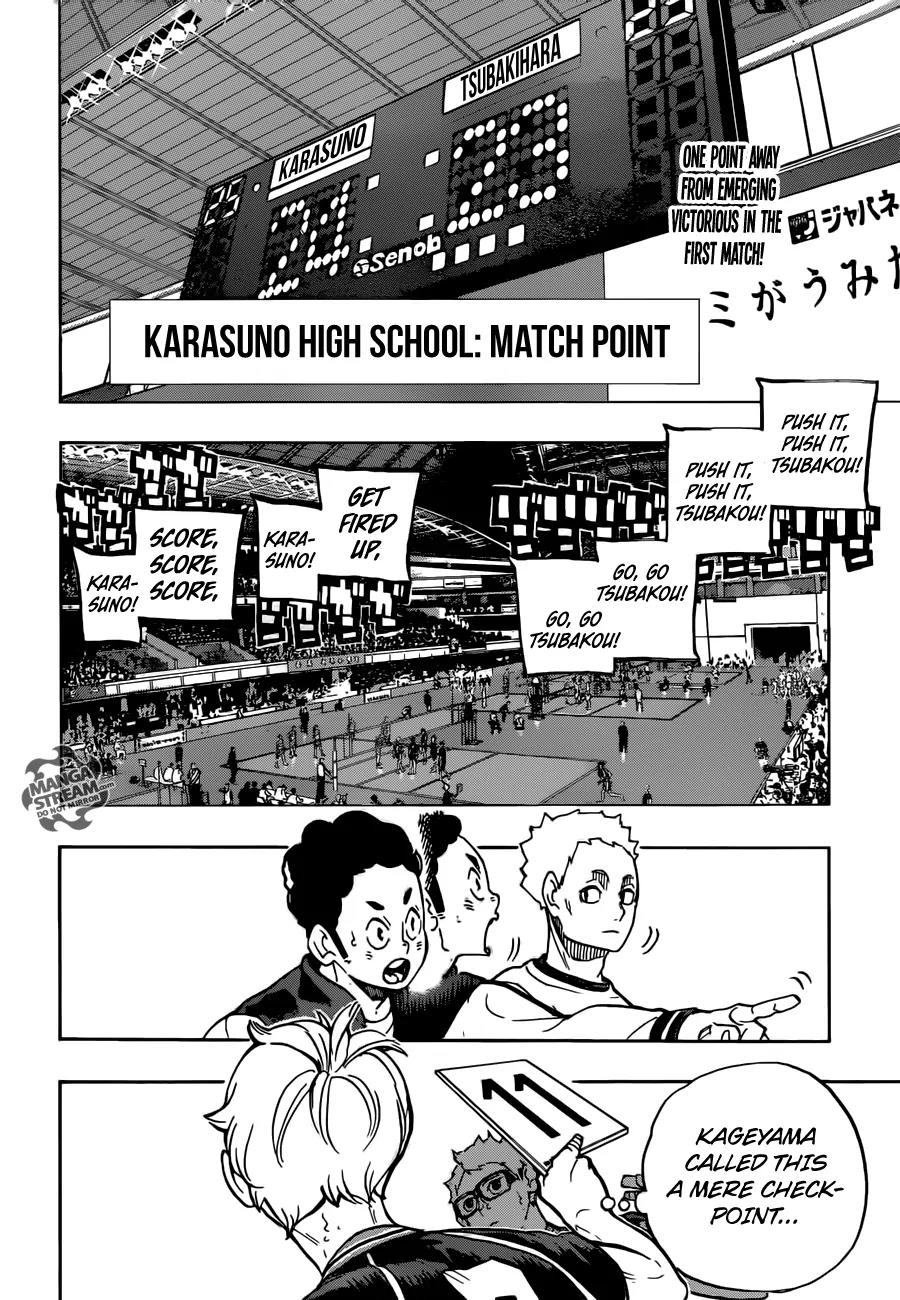 Haikyu!! Chapter 242 page 3 - Chapter 242: The Chance That Connects