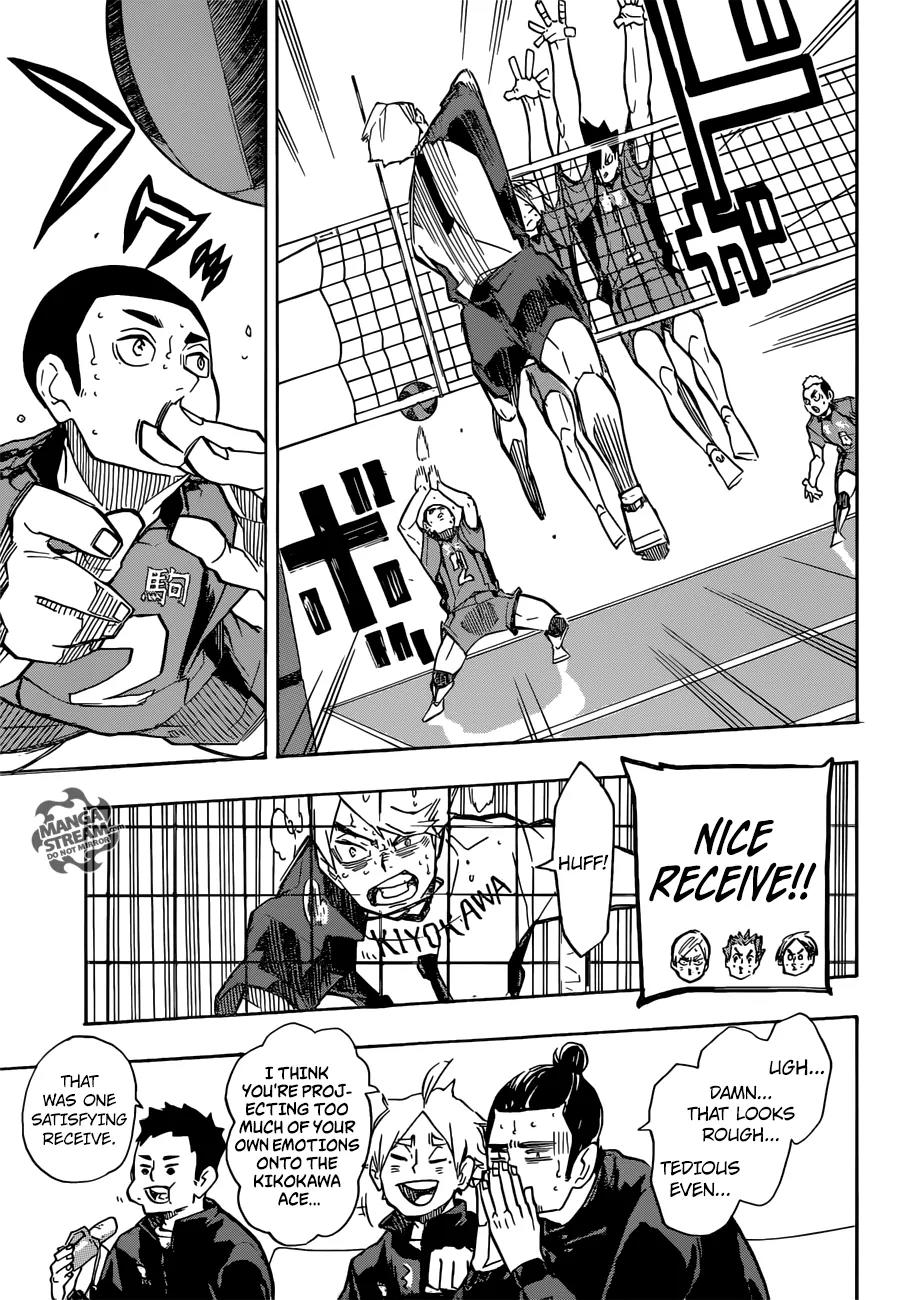 Haikyu!! Chapter 243 page 14 - Chapter 243: Their Respective First Matches