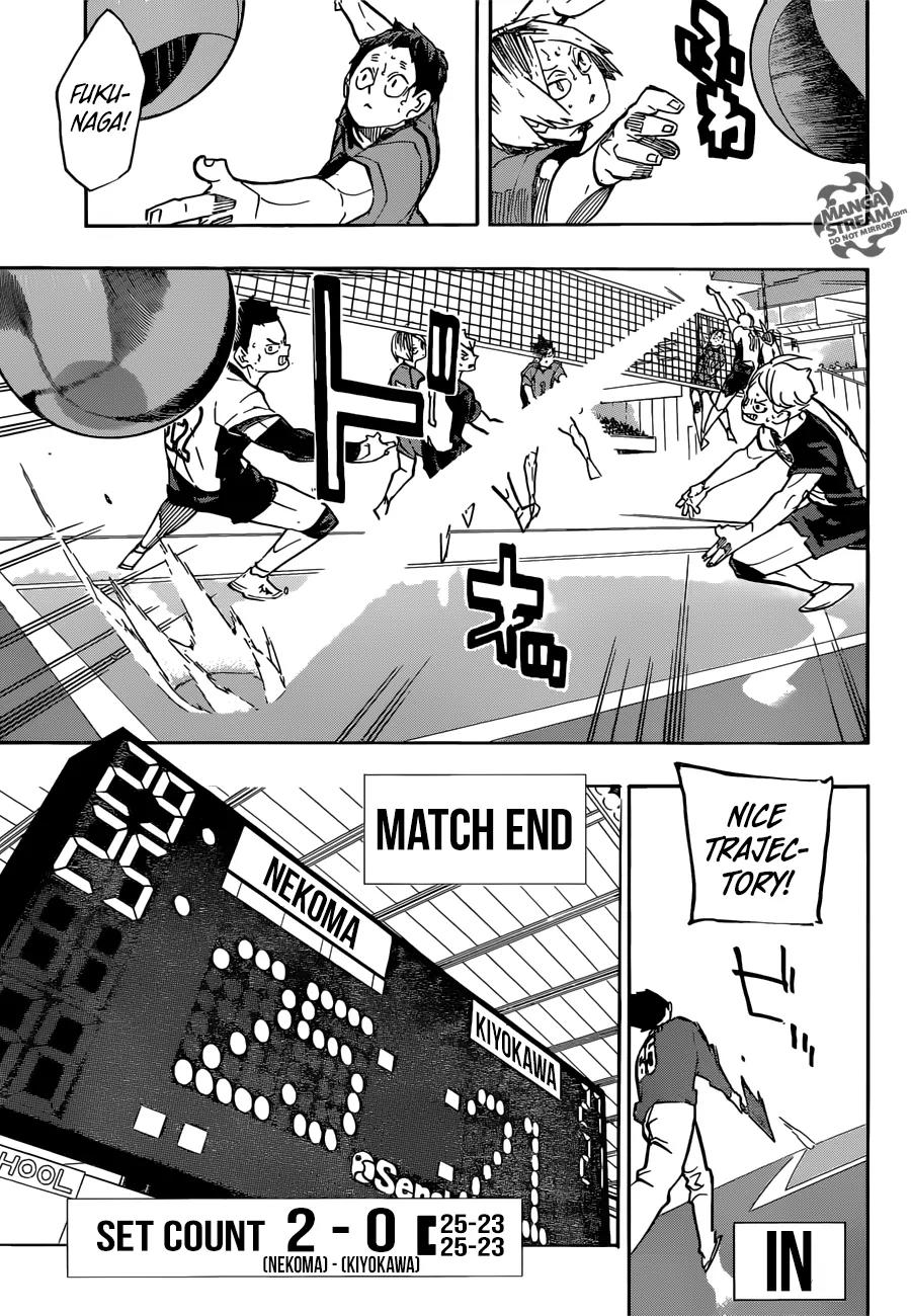 Haikyu!! Chapter 243 page 16 - Chapter 243: Their Respective First Matches