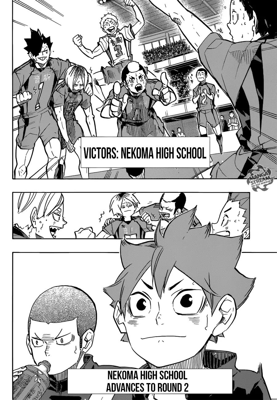 Haikyu!! Chapter 243 page 17 - Chapter 243: Their Respective First Matches