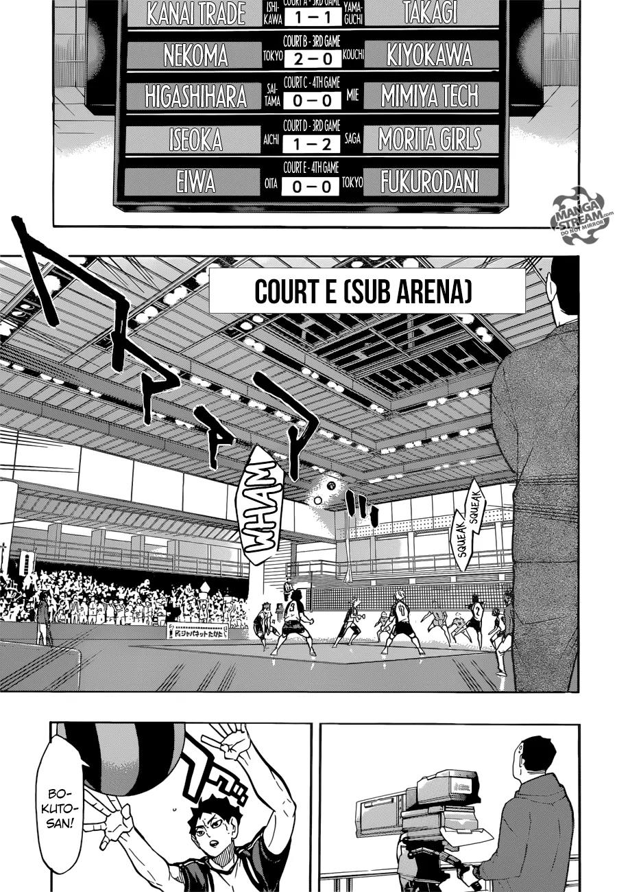 Haikyu!! Chapter 243 page 18 - Chapter 243: Their Respective First Matches