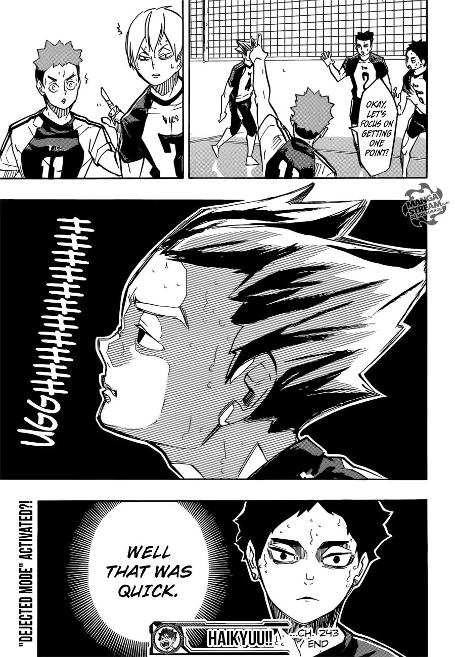 Haikyu!! Chapter 243 page 20 - Chapter 243: Their Respective First Matches
